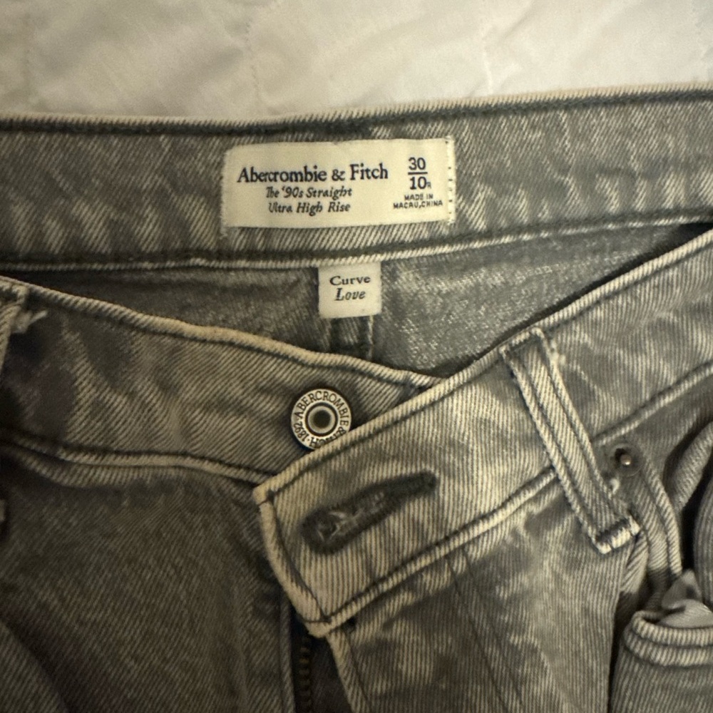 Abercrombie & Fitch Gray Jeans - Picture 2 of 4